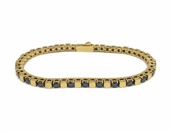 Bracciale John Richmond in Titanio Diamante Lab Grown 2.40 Ct JRTW31GB - JRTW31GB